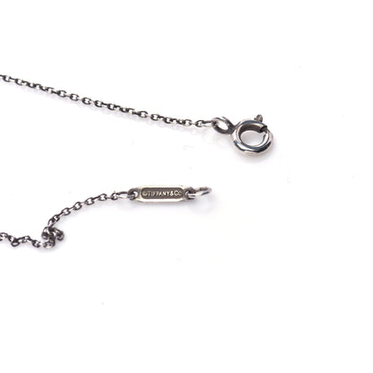 Tiffany Sterling Silver 1837 Interlocking Circles Pendant Necklace 5 of 6