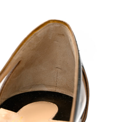 Christian Louboutin Patent PVC Specchio Cosmo 554 100 Pumps 41 Black 8 of 13