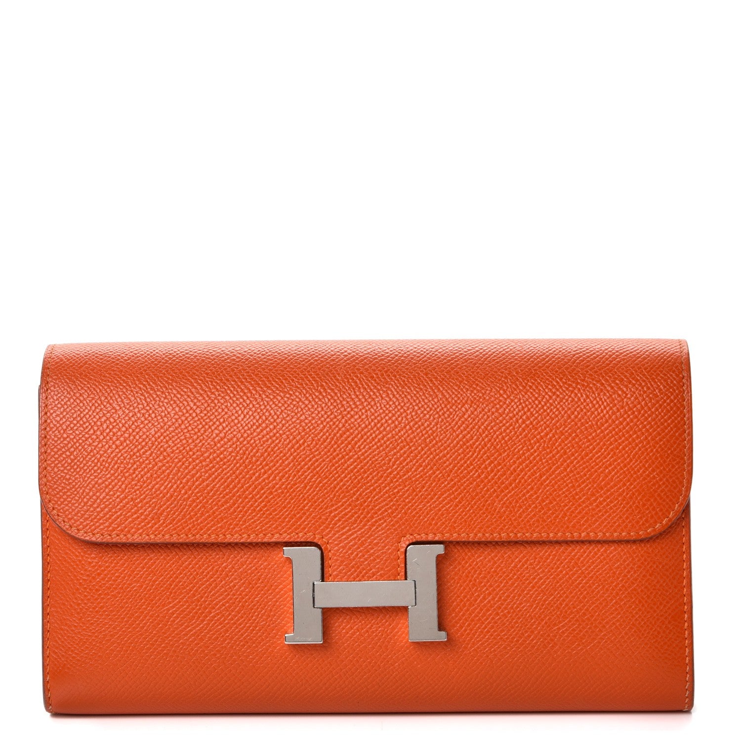 Hermes Epsom Constance Long Wallet Feu 1 of 12