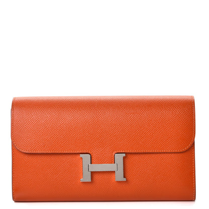 Hermes Epsom Constance Long Wallet Feu 1 of 12