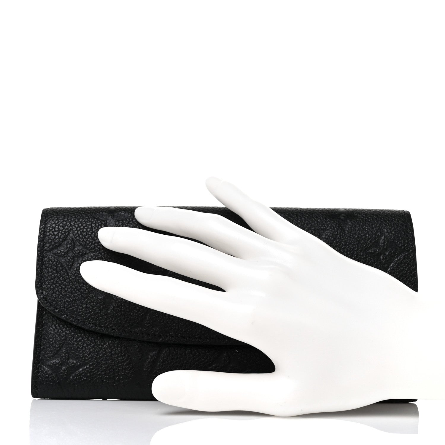 Louis Vuitton Empreinte Emilie Wallet Black Dune 2 of 9