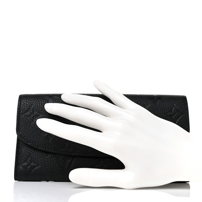 Louis Vuitton Empreinte Emilie Wallet Black Dune 2 of 9