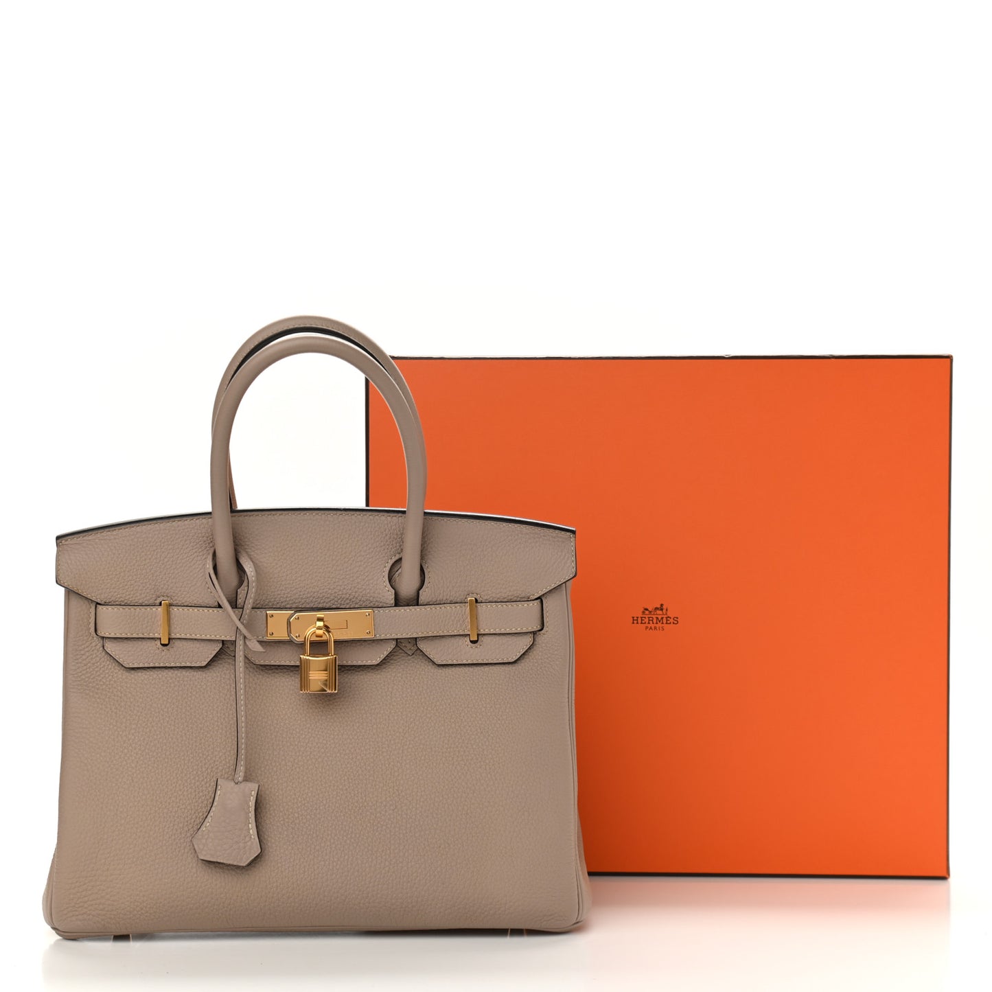 Togo Birkin 30 Gris Tourterelle