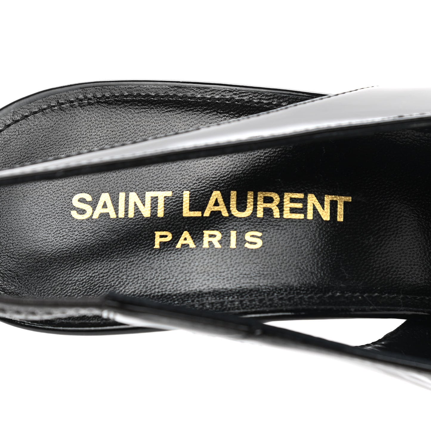 Patent Venus 110 Slingback Pointed Pumps 38 Black