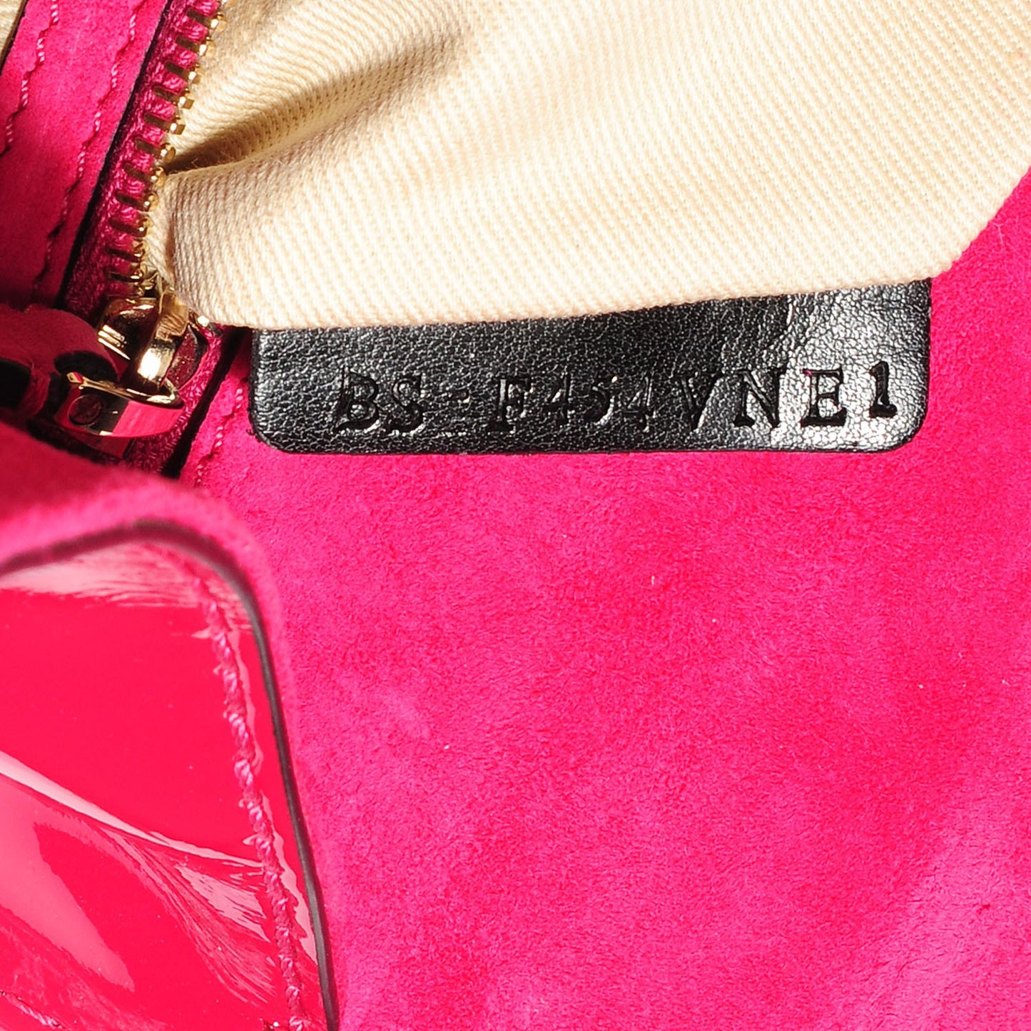 Patent Large Glam Lock Rockstud Flap Cyclamin