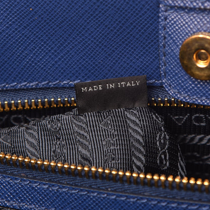 Prada Saffiano Lux Large Tote Bluette 7 of 8