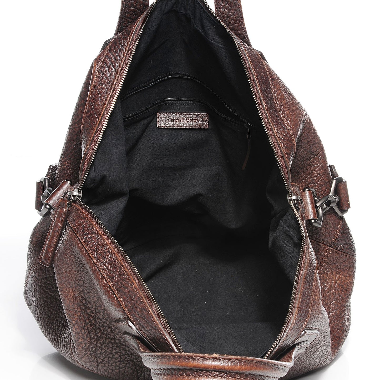 Pebbled Calfskin Large Nightingale Brown