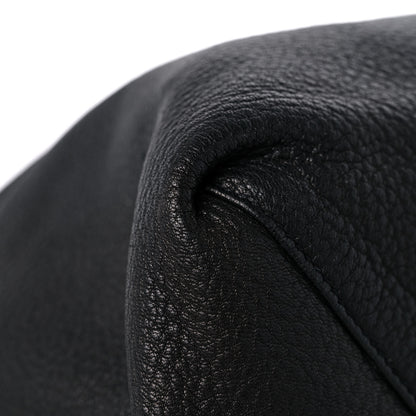 Prada Cervo Deerskin Shopper Tote Black 9 of 13