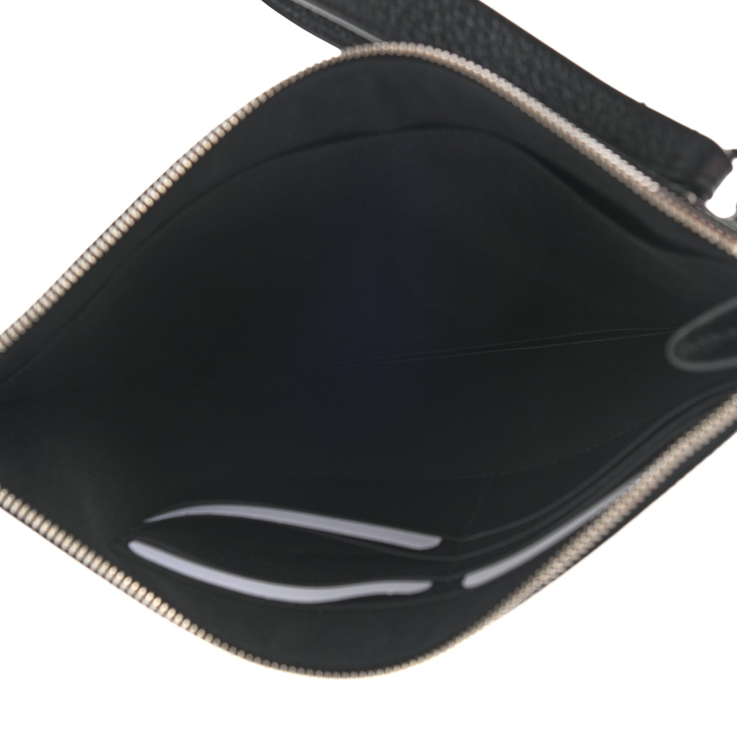 GG Supreme Monogram Psychedelic Zip Wristlet Pouch Black Multicolor