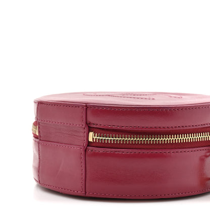 Chanel Glazed Calfskin Round As Earth Evening Bag Rouge 9 of 14