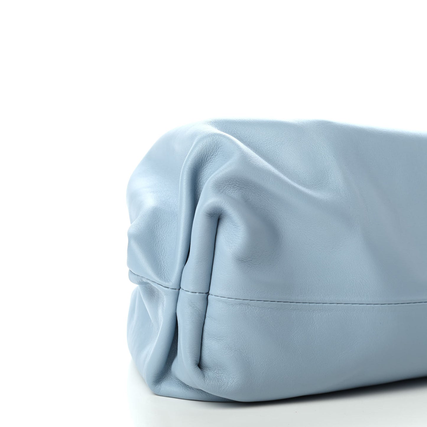 Smooth Butter Calf The Pouch Oversized Clutch Ice