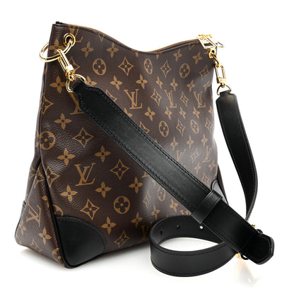 Louis Vuitton Monogram Odeon MM Black 3 of 10
