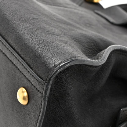 Saint Laurent Sheepskin Small Cabas Chyc Black 16 of 17