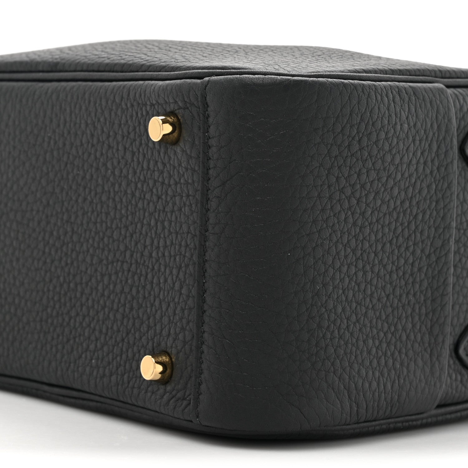 Hermes Taurillon Clemence Mini Lindy 20 Black 9 of 13