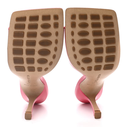 Bottega Veneta Lambskin Stretch Mule Sandals 37.5 Lollipop 5 of 8