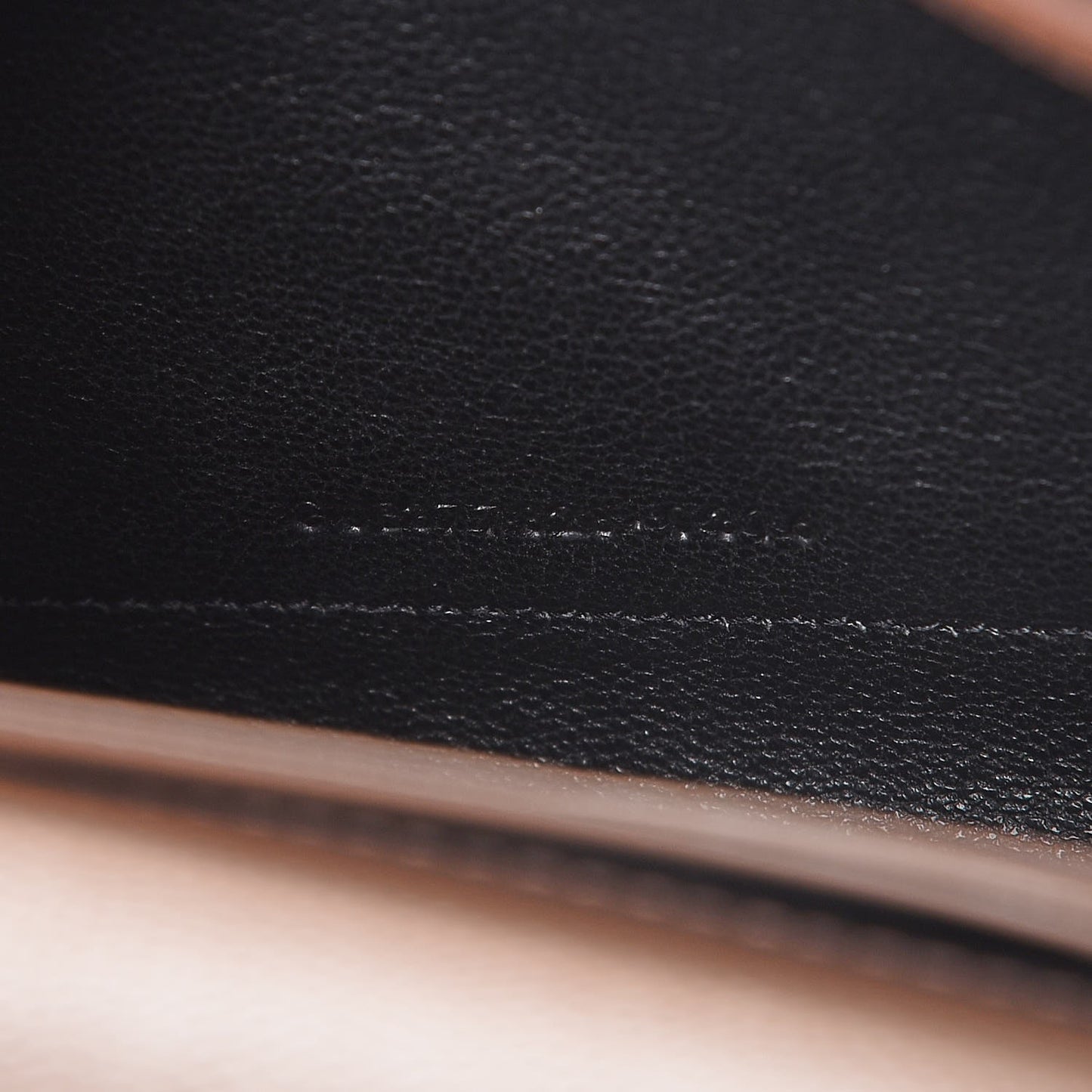 Grain De Poudre Matelasse Chevron Monogram Chain Wallet Fard