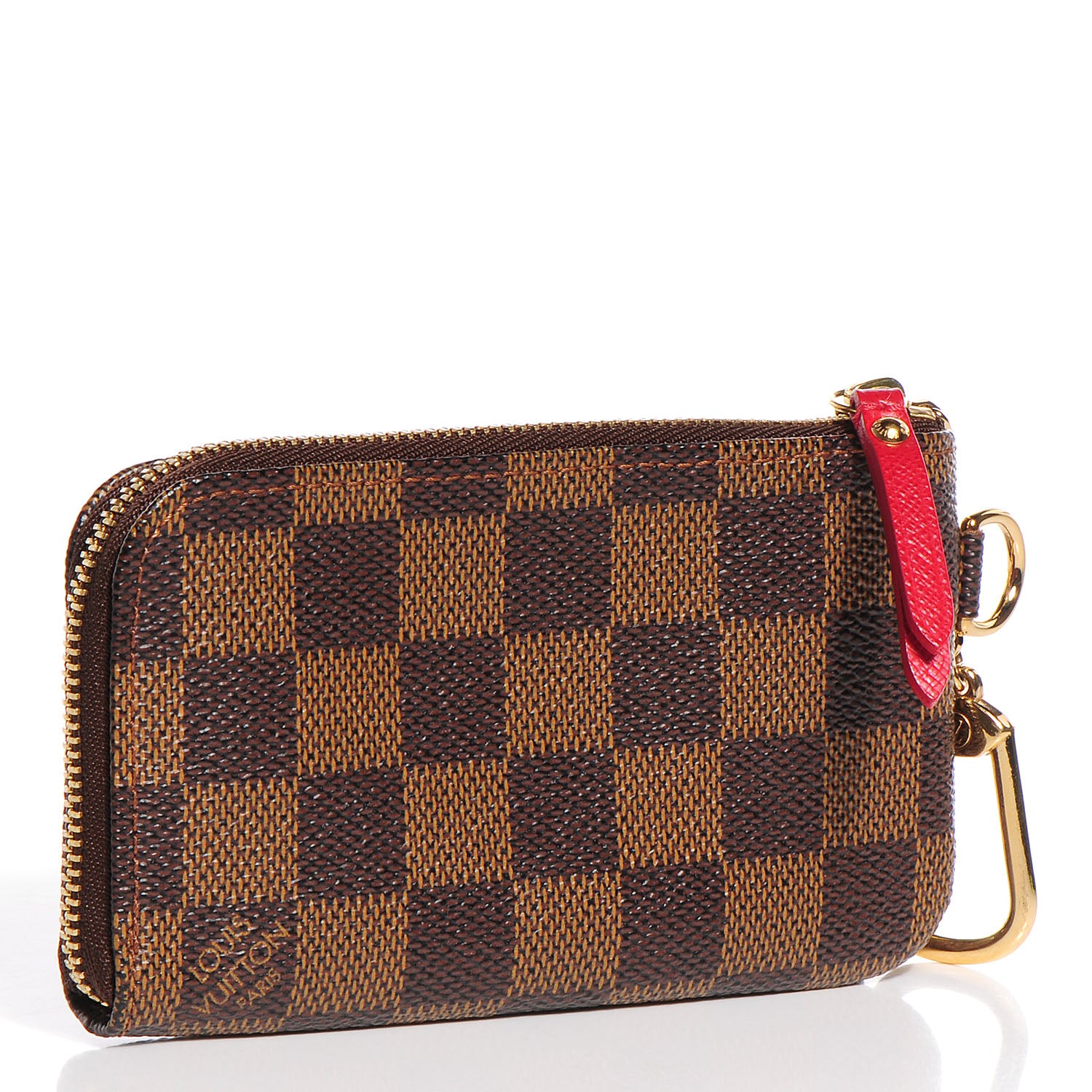 Louis Vuitton Damier Ebene Complice Trunks and Bags Key Pouch Red 3 of 7