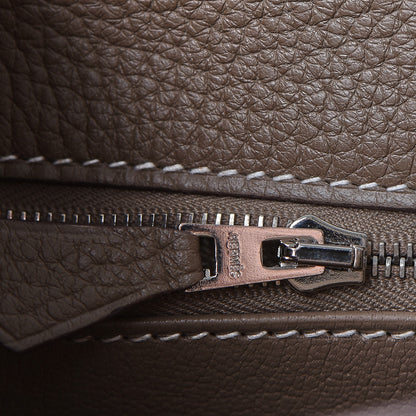 Hermes Togo Kelly Retourne 28 Etoupe 14 of 38