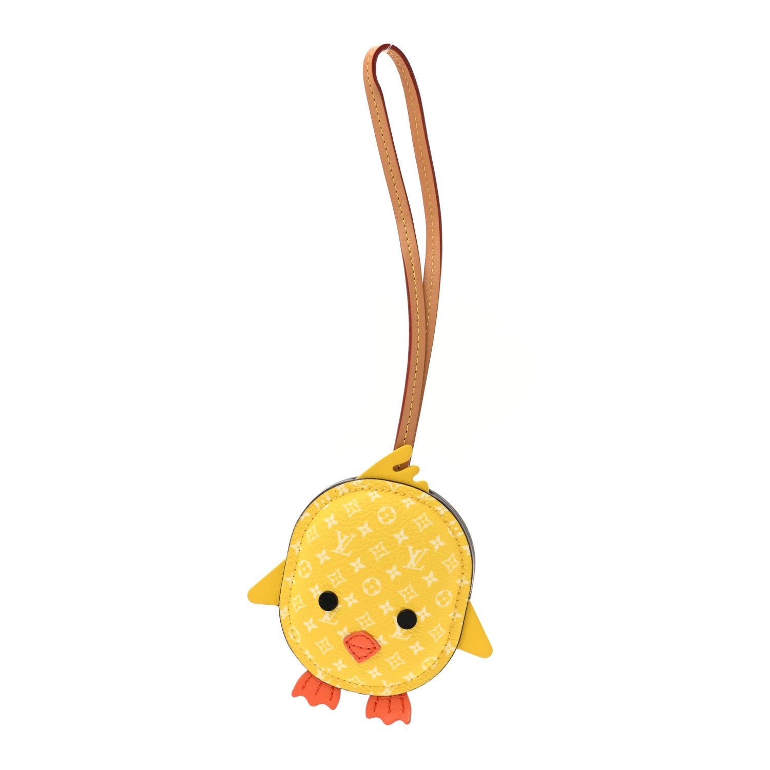 Louis Vuitton Monogram Pulcino Bag Charm Yellow 1 of 4