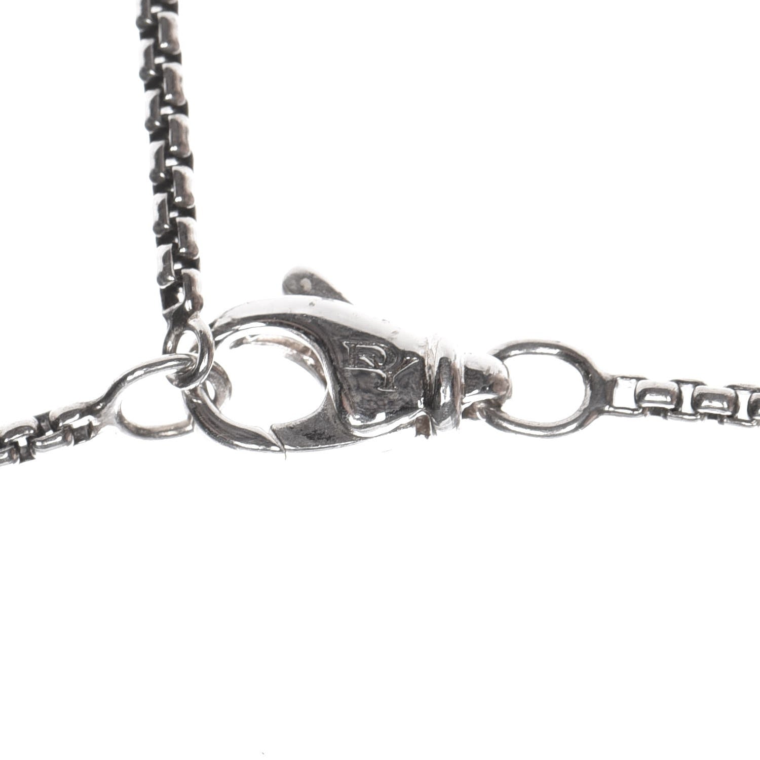 David Yurman Sterling Silver Diamond Pearl 10mm Starburst Pendant Necklace 4 of 6