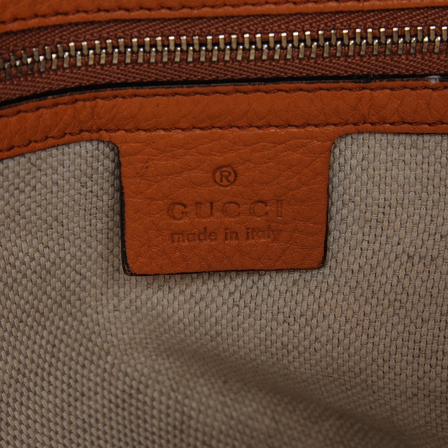 Pebbled Calfskin Medium Soho Shoulder Bag Curcuma