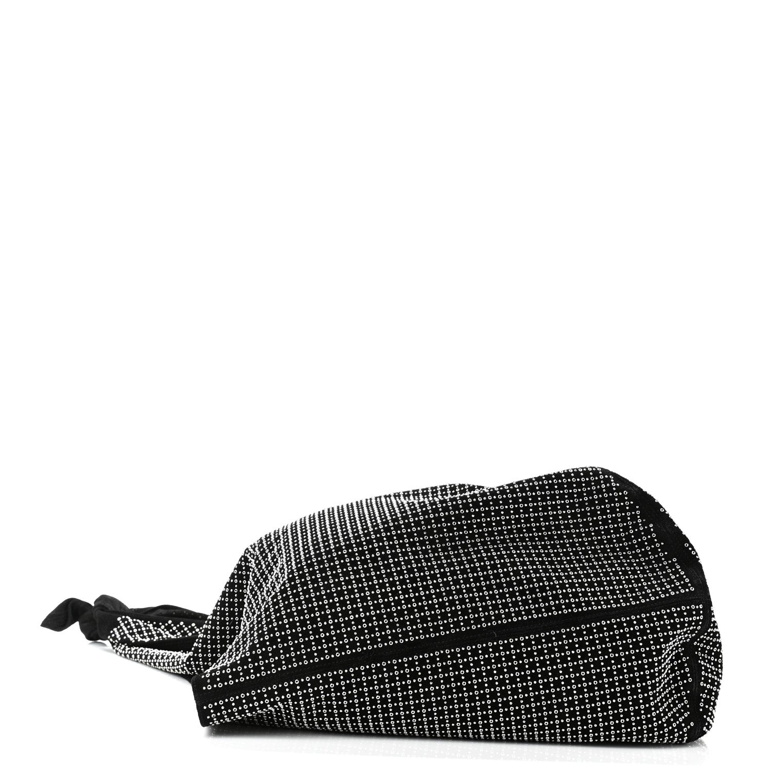 Saint Laurent Suede Studded Hobo Bag Black 5 of 10