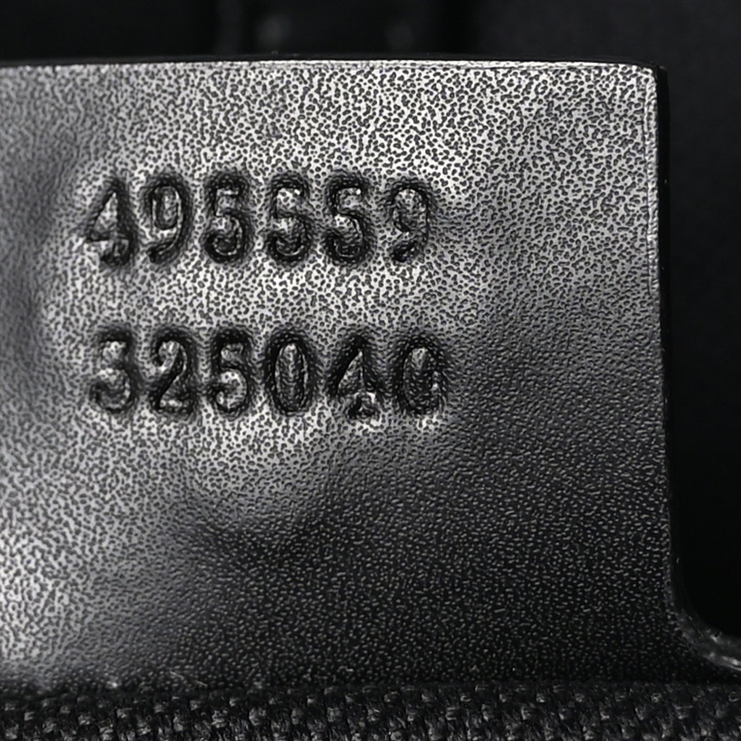 Soft GG Supreme Monogram Appia Calfskin Web Vertical Tote Black