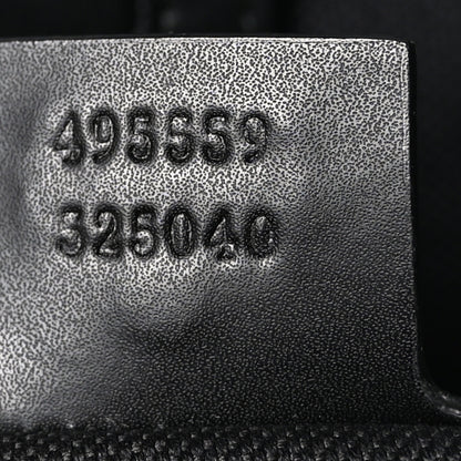 Gucci Soft GG Supreme Monogram Appia Calfskin Web Vertical Tote Black 7 of 11