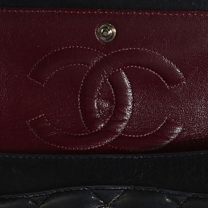 Chanel Lambskin Quilted Medium Double Flap Black 11 of 26