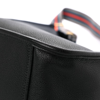 Prada Vitello Daino Hobo Messenger Bag Black 9 of 12