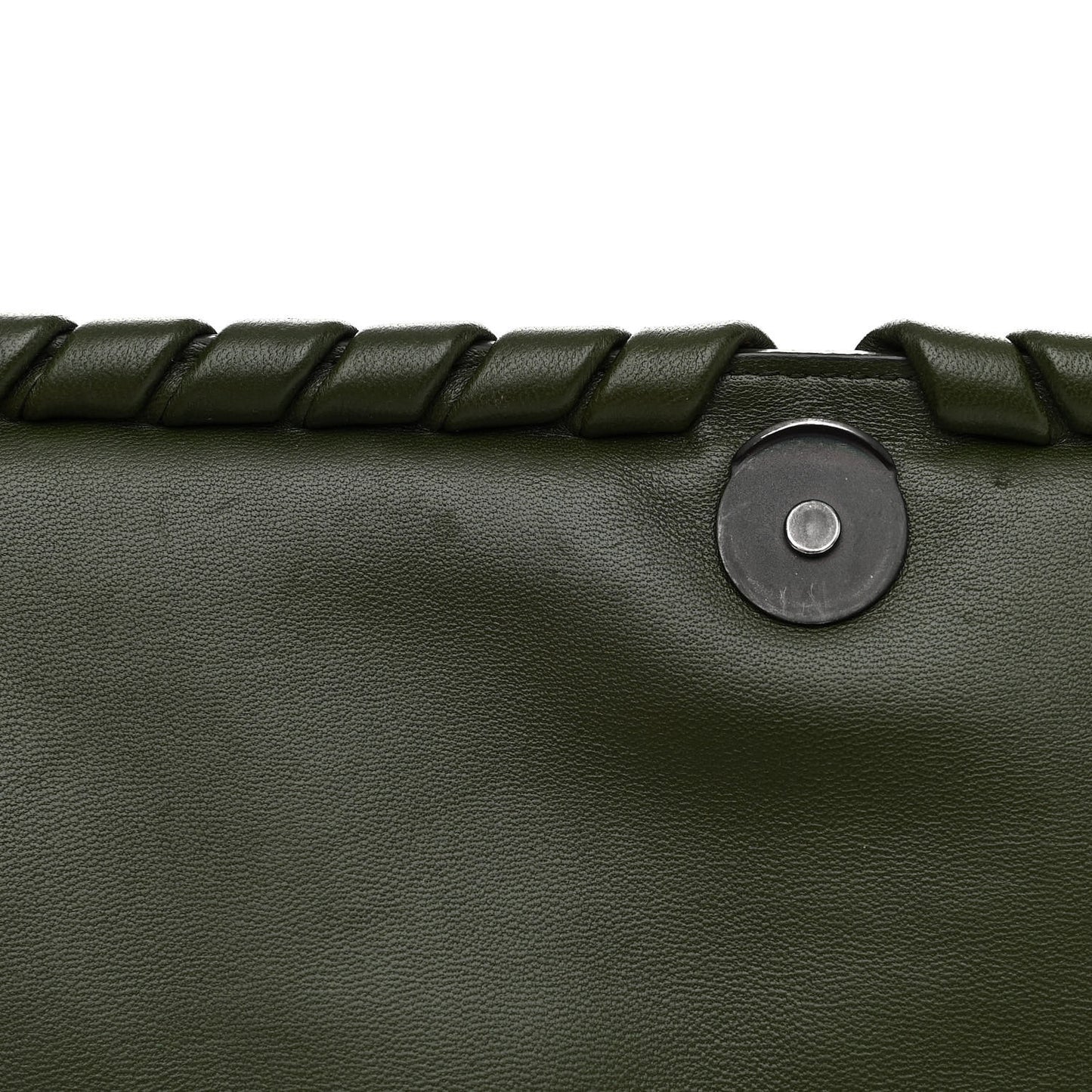 Nappa Intrecciato Baby Olimpia Shoulder Bag Moss