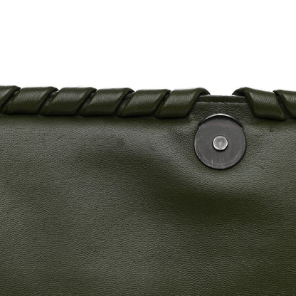 Bottega Veneta Nappa Intrecciato Baby Olimpia Shoulder Bag Moss 12 of 13