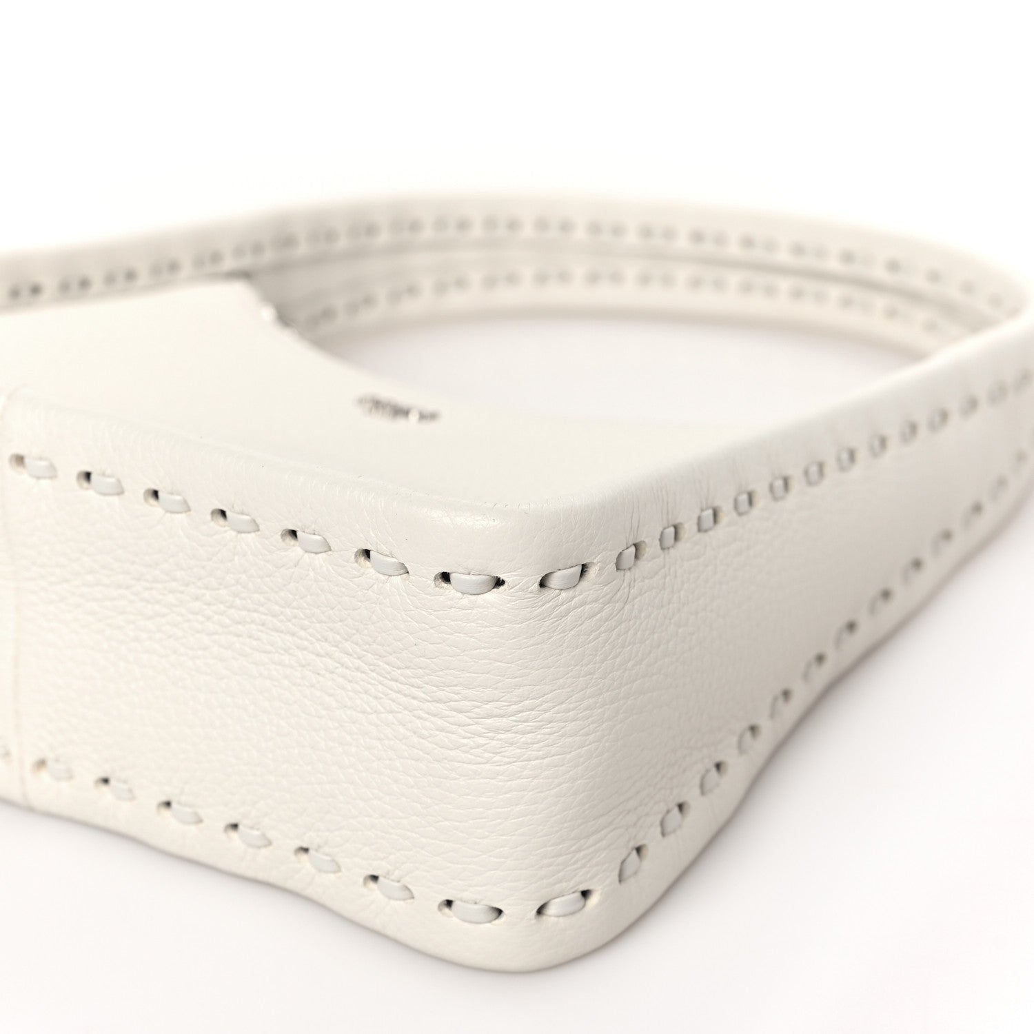 Fendi Cuoio Roma Sellerissima Nappa Sintetica Tape Stitch Mini Fendessence Shoulder Bag White 8 of 8