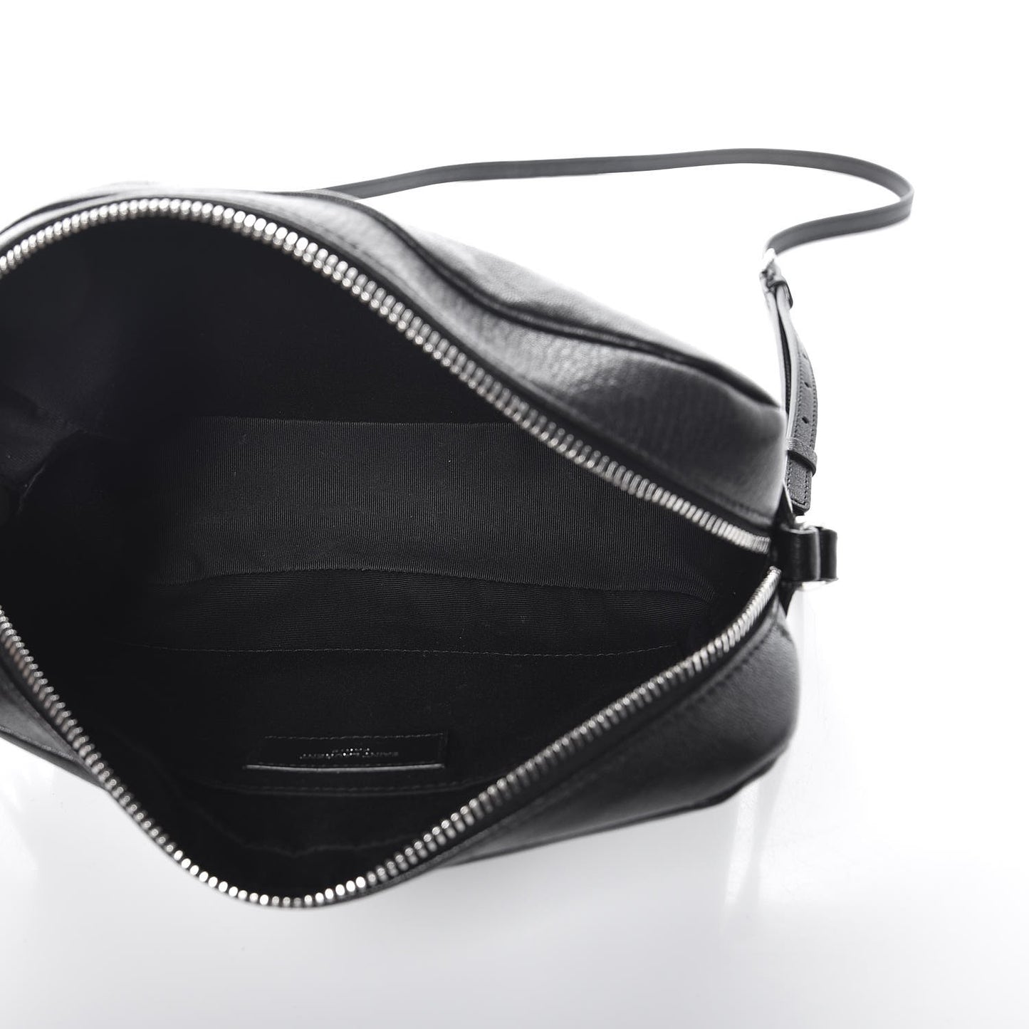 Lambskin Monogram Small Lou Camera Bag Black