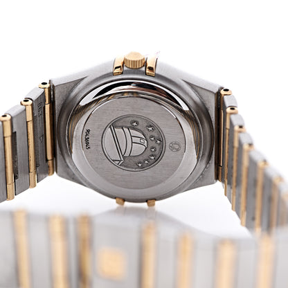 Omega Stainless Steel 18K Yellow Gold Mother of Pearl 27mm Constellation Automatic Watch 1282.70.00 4 of 5