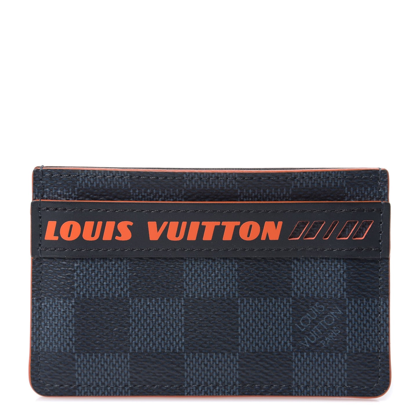 Damier Cobalt Race Porte Cartes Simple