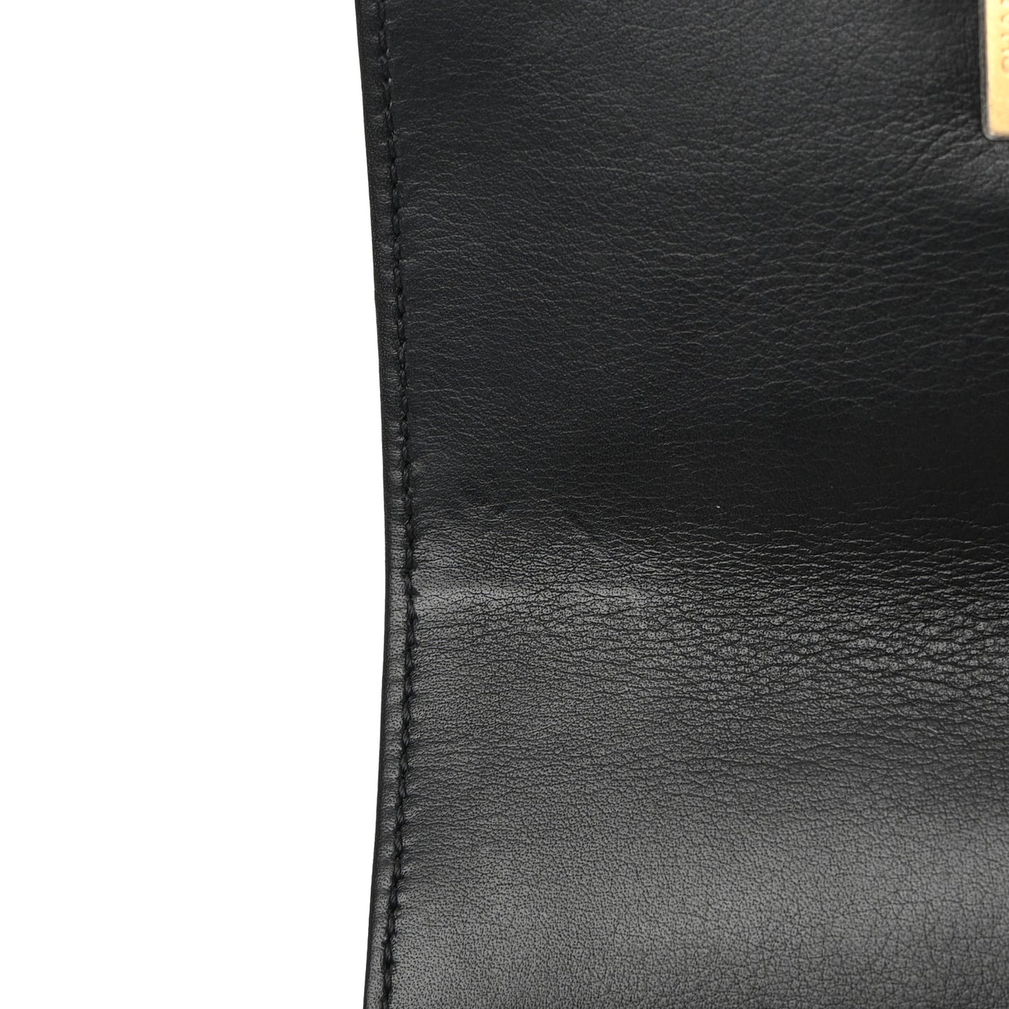 Lambskin Quilted Small Multiple Chain Flap Black