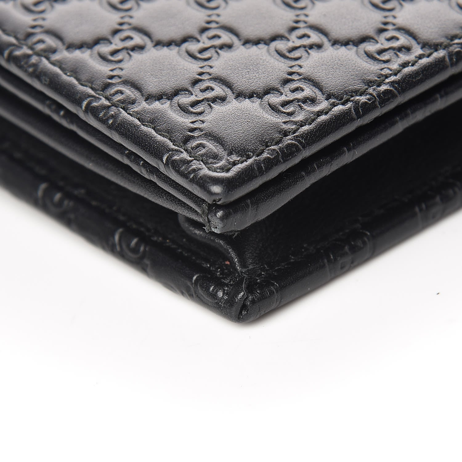 Gucci Microguccissima Crossbody Wallet Black 8 of 10