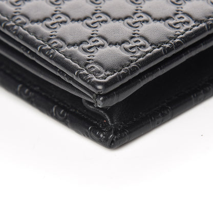 Gucci Microguccissima Crossbody Wallet Black 8 of 10