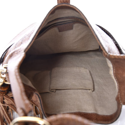 Gucci Guccissima Old Libeccio Medium New Jackie Hobo Old Naturale 6 of 10