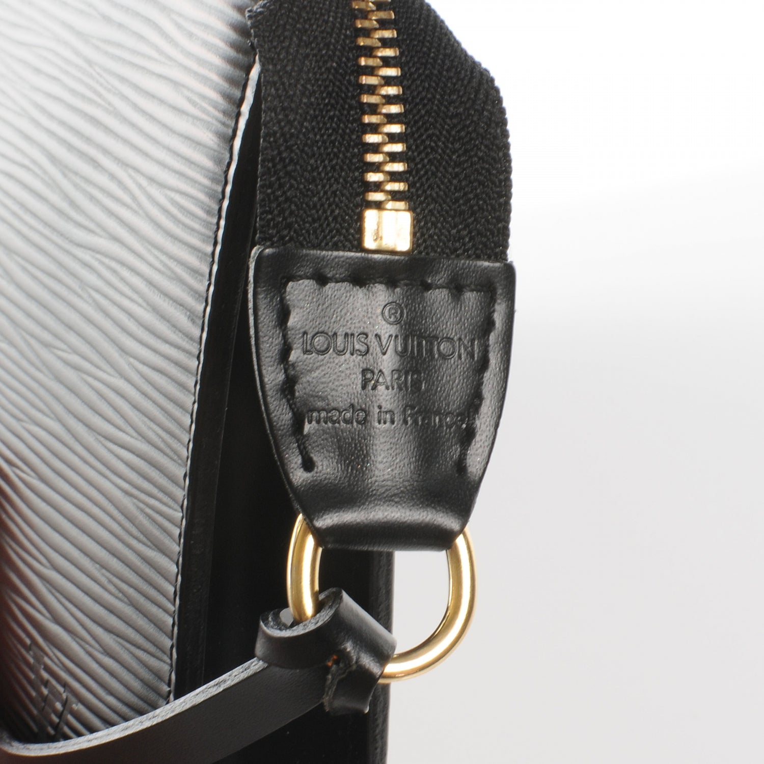 Louis Vuitton Epi Pochette Accessories 24 Black 5 of 7