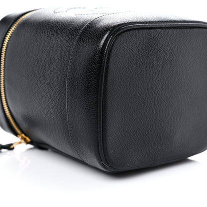 Chanel Caviar Vanity Cosmetic Case Black 11 of 13