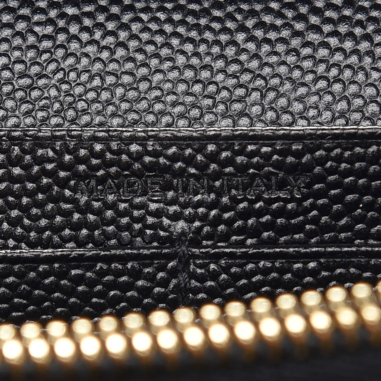 Grain De Poudre Star Studded Monogram Wallet on Chain Black