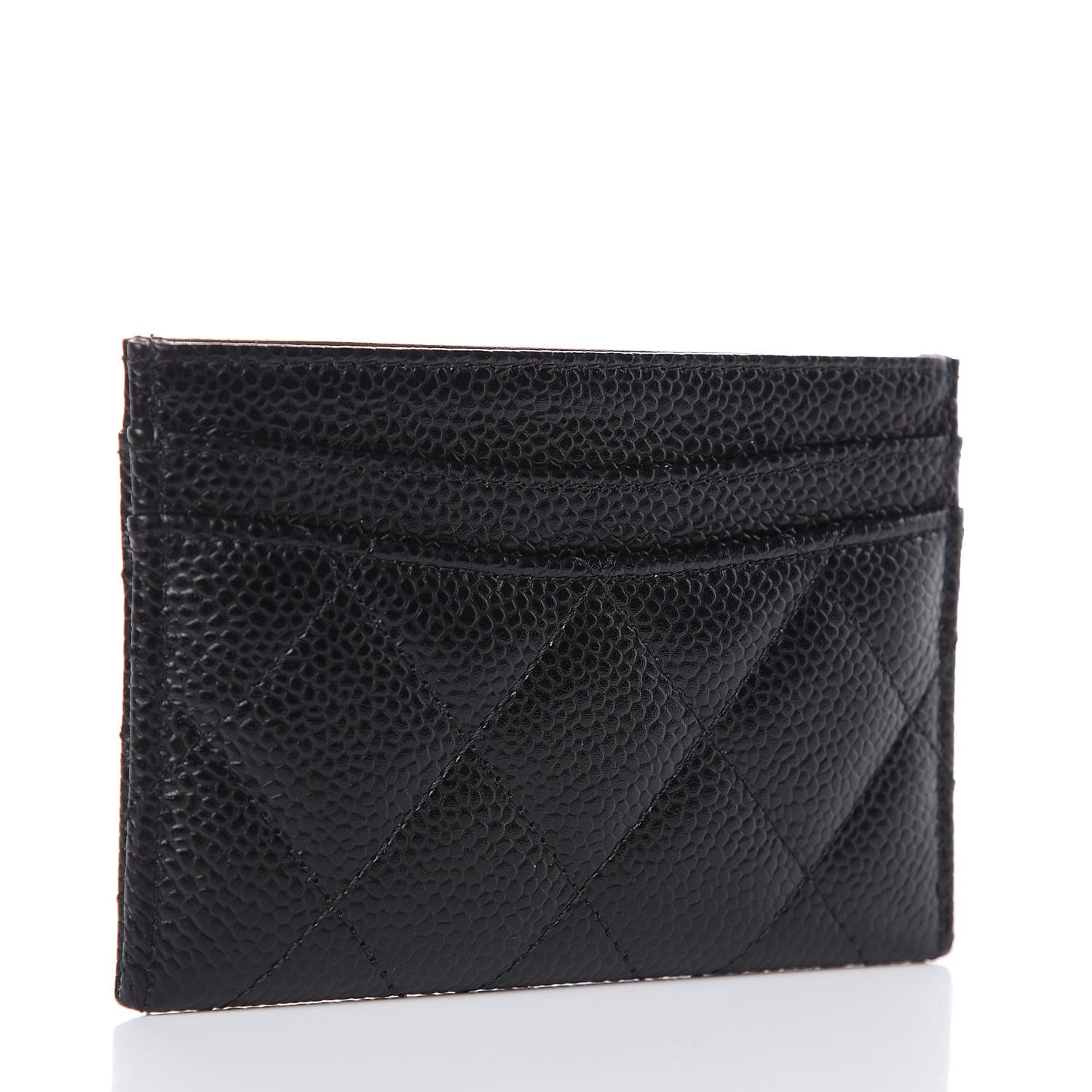 Chanel Caviar Quilted Card Holder Black 3 of 9