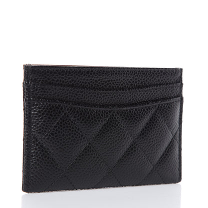 Chanel Caviar Quilted Card Holder Black 3 of 9