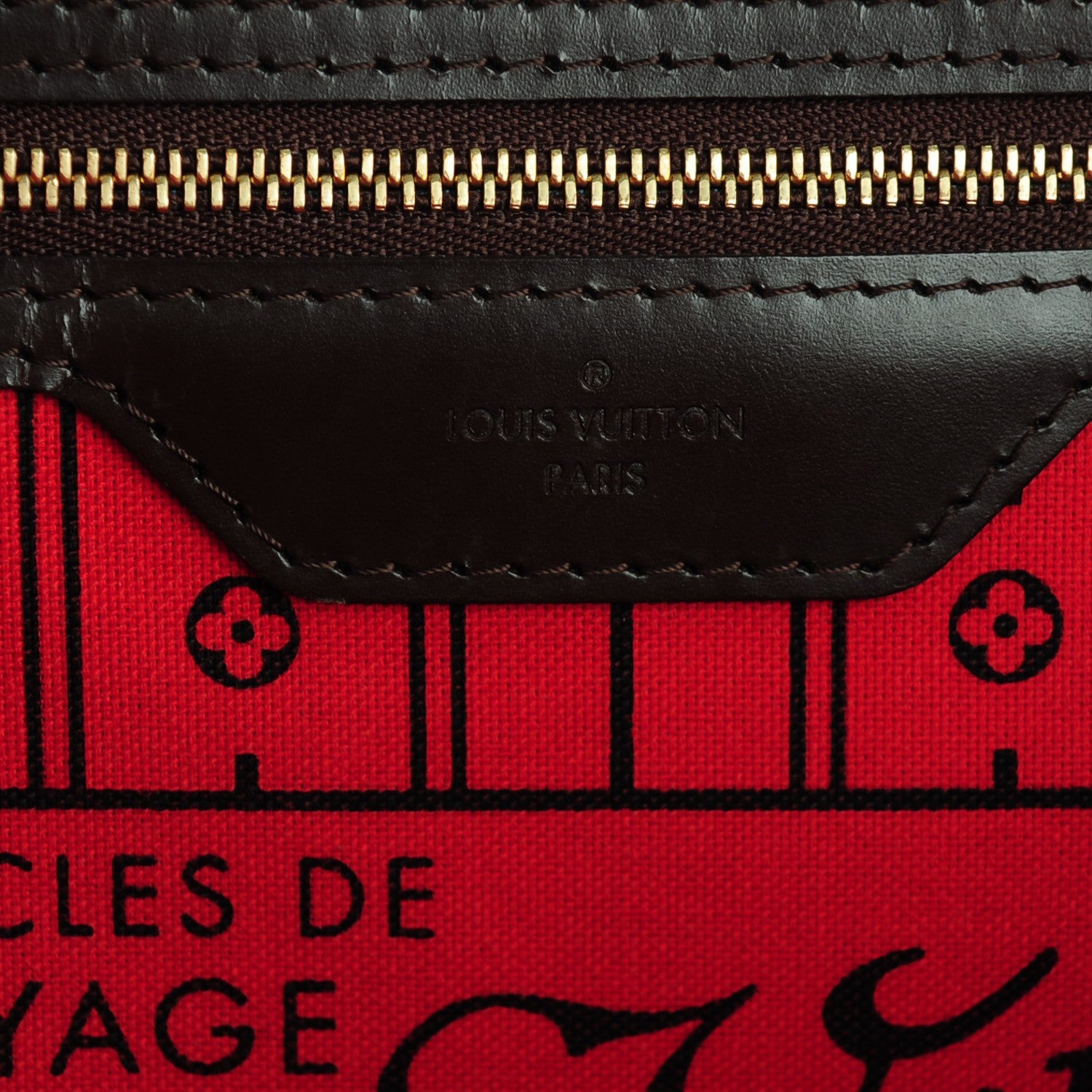 Louis Vuitton Damier Ebene Neverfull GM 6 of 10