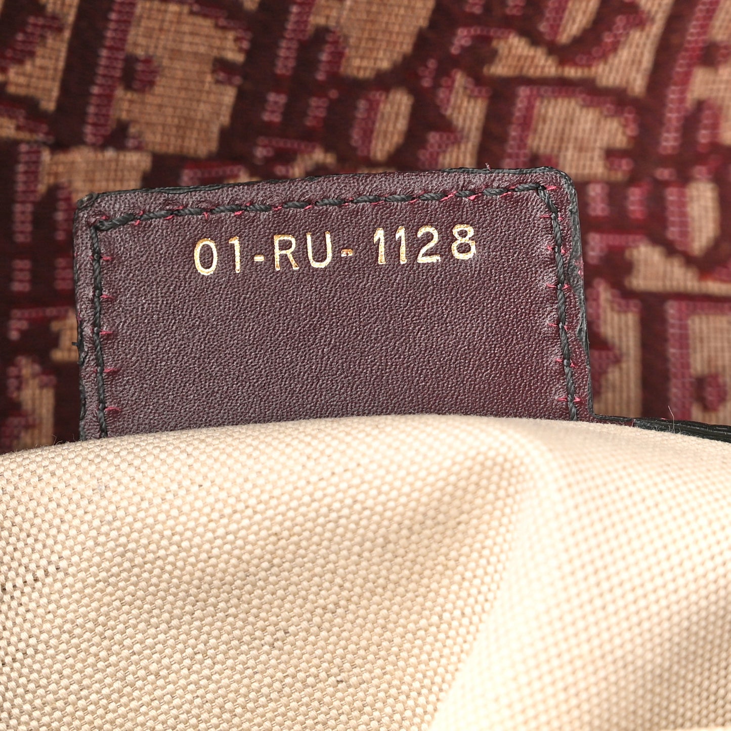 Oblique Saddle Bag Burgundy