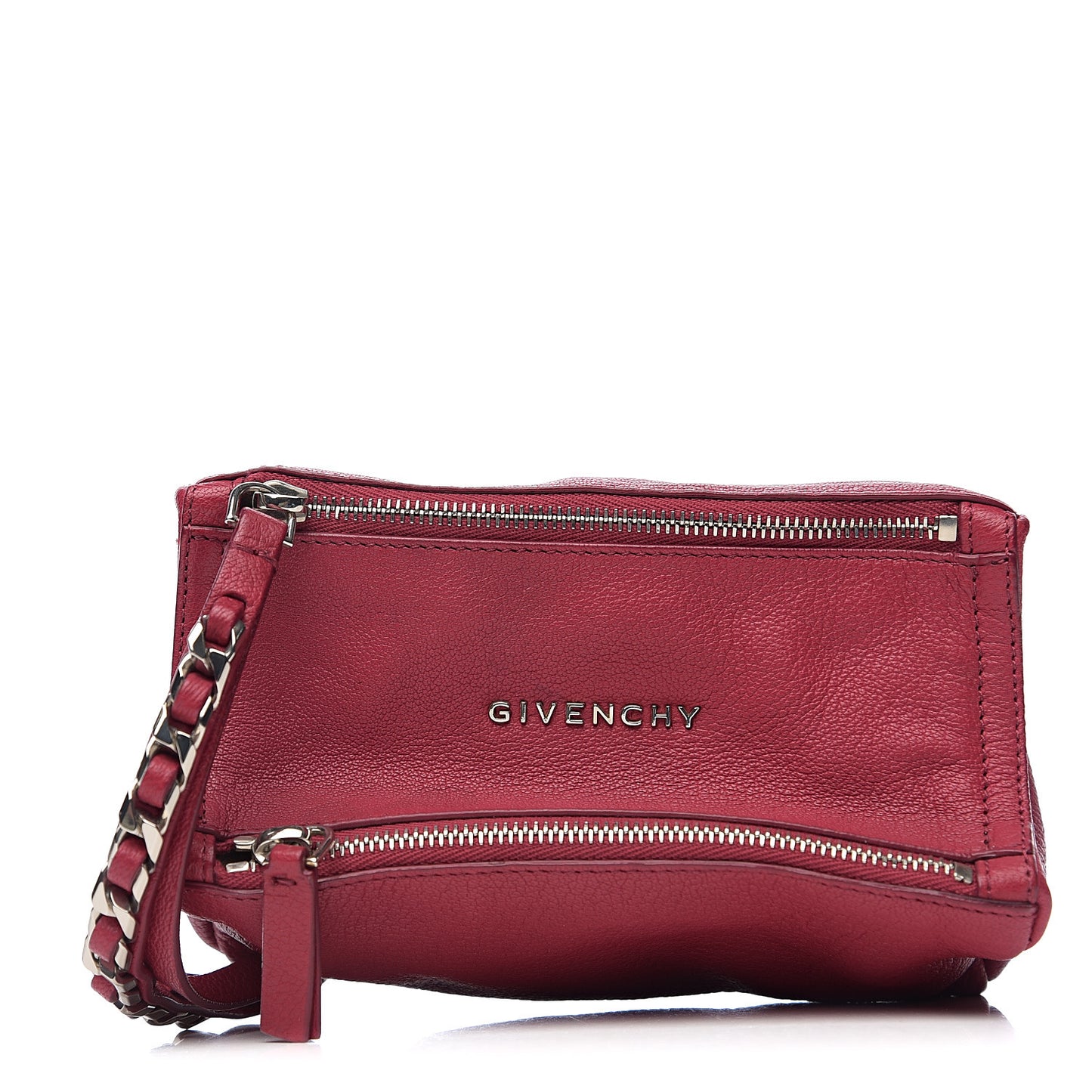 Sugar Goatskin Pandora Wristlet Raspberry