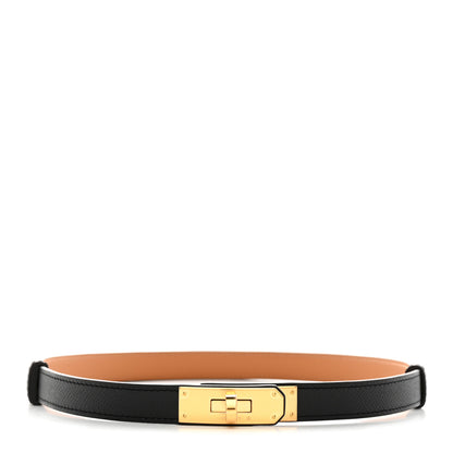 Hermes Epsom Kelly Belt Black 1 of 5