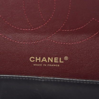 Chanel Lambskin Quilted Jumbo Double Flap Black 7 of 10